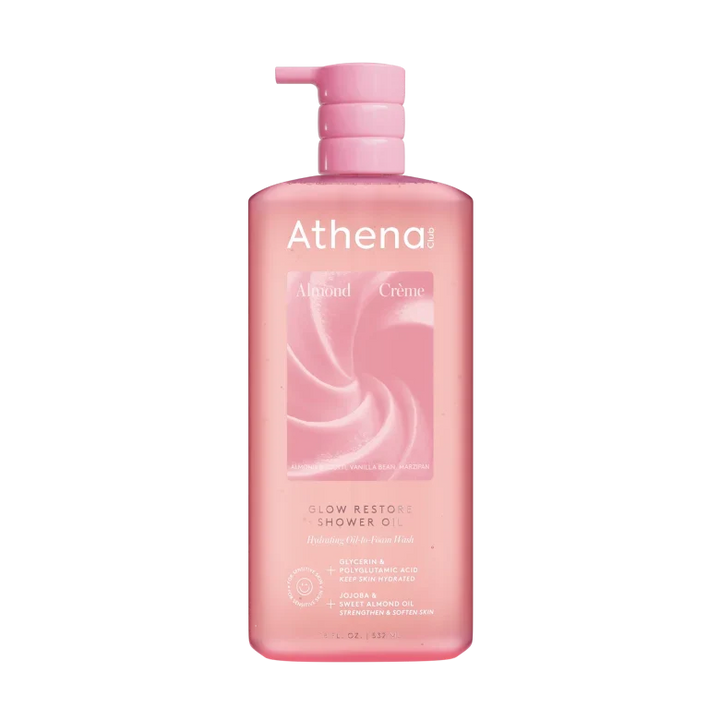 Glow Restore Shower Oil Q2 Almond Crème